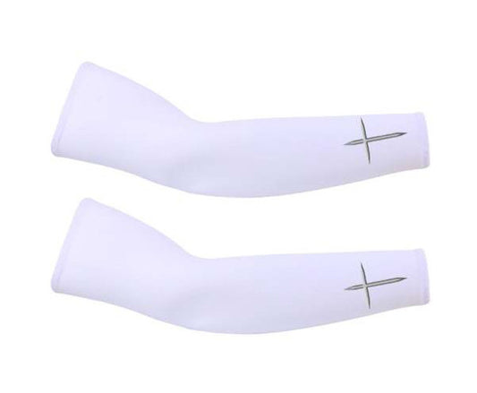 The Armor of God Arm Multisport Compression Sleeve “White”